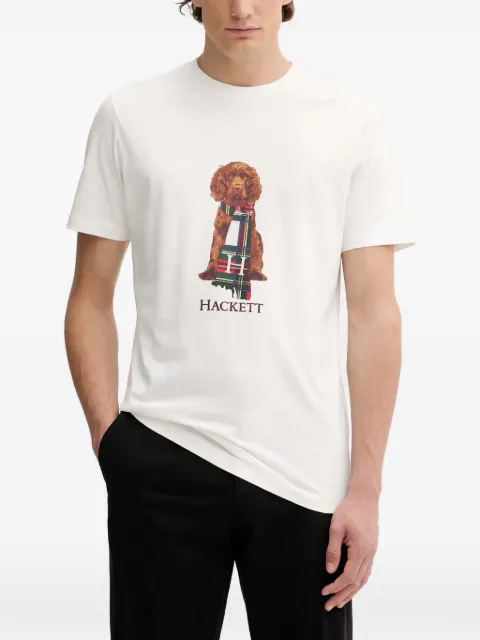 Hackett London graphic-print T-shirt White HM5000022