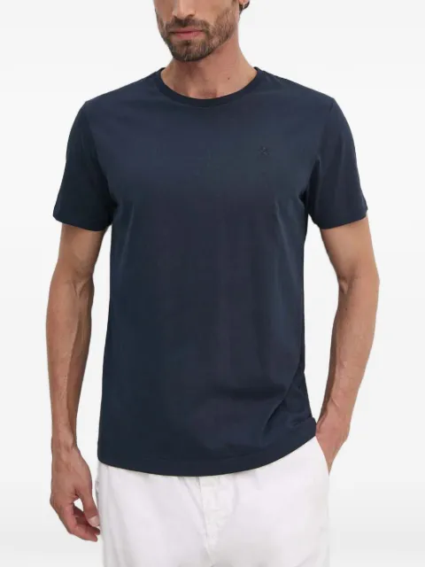 Hackett London logo-embroidered T-shirt Blue HM500775