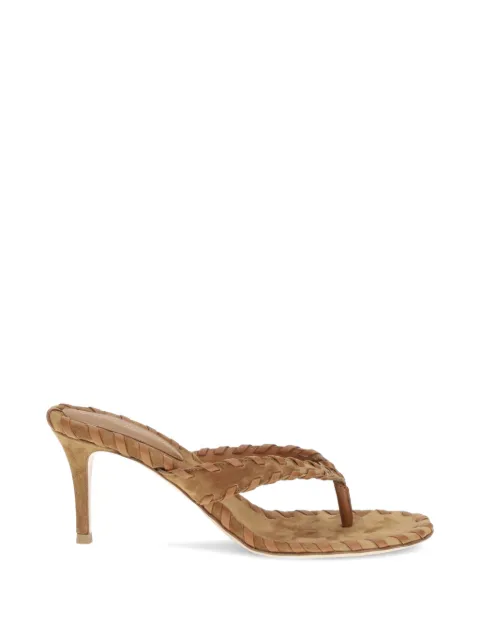 Gianvito Rossi braided-strap sandals Neutrals G1016270RICXNCSELU