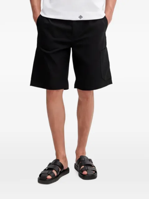 Benetton belted cargo shorts Black 4HKQU9012