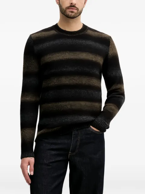 Benetton striped knitwear Black 1HNNK10AT