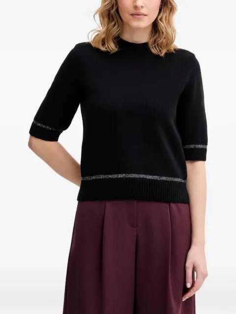Benetton short-sleeve sweater Black 1KRBD2047