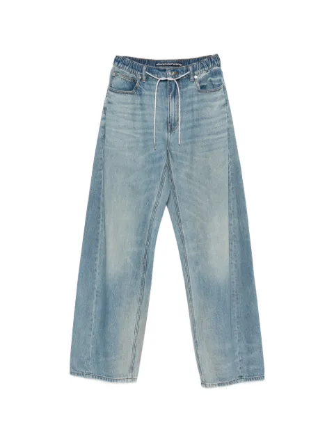 Alexander Wang crystal drawcord balloon joggers Blue 4DC2264165