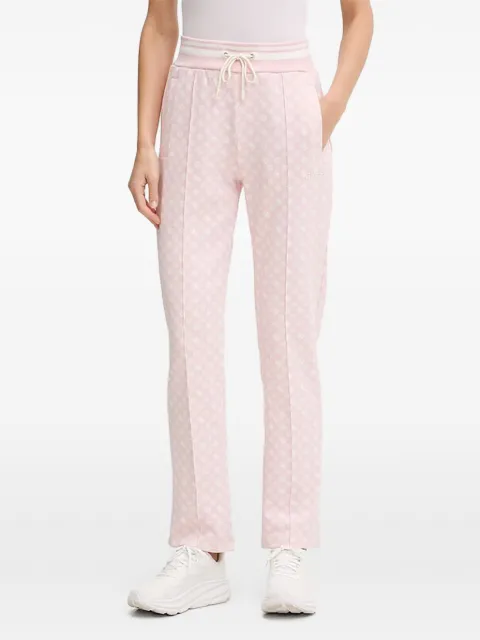 GUESS USA logo-patterned track pants Pink V5YB20KB212