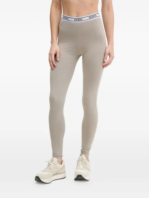 GUESS USA logo-waistband leggins Neutrals V5GB04KCSA2