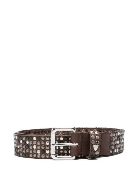 Htc Los Angeles studded belt Brown 26SHTCI035