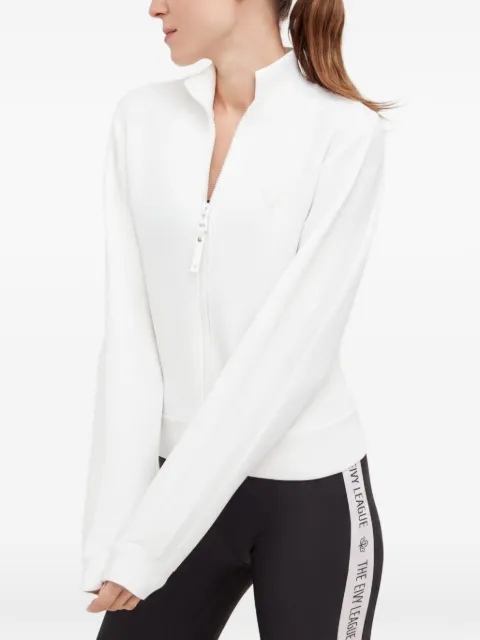 GUESS USA logo-appliqué sweatshirt White V2YQ17K7UW2