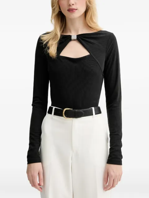 GUESS USA Milena long-sleeve top Black W6RP11KAQL2