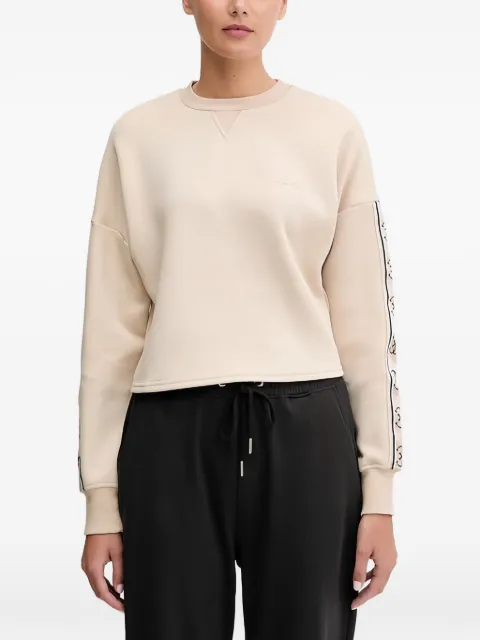GUESS USA crewneck dropped-shoulders sweatshirt Neutrals V3BQ16KB3P2