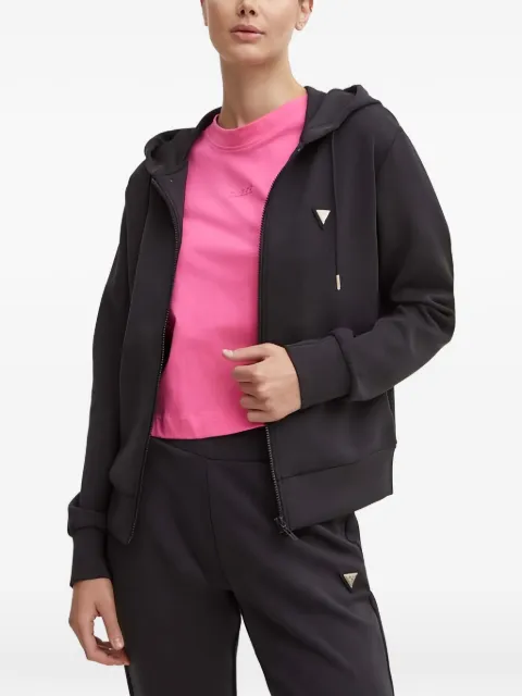 GUESS USA zipped hoodie Black V4YQ06KCAY2