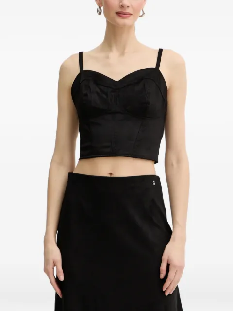 GUESS USA Nunzia sweetheart-neckline tank top Black W6RH03WJ472