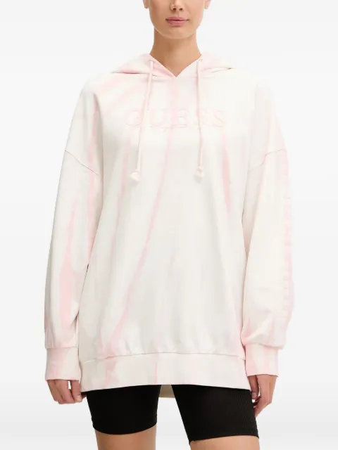 GUESS USA logo-print hoodie Pink V5GQ16KCRQ0