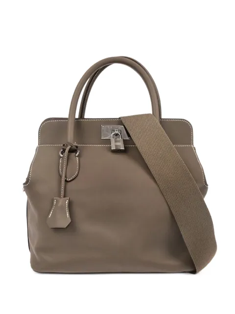 Hermès Pre-Owned 2015 top handle leather handbag Brown 156047
