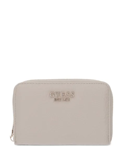 GUESS USA Marsha Saffiano zip wallet Neutrals SWBG9501140