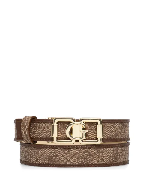 GUESS USA Karnilla 4G logo-buckle belt Neutrals BW9334P6130