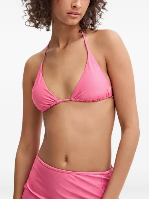 GUESS USA triangle bikini top Pink E4GJ18KC632