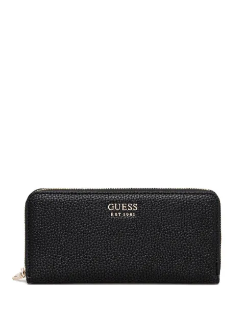 GUESS USA Brenton pebbled-effect wallet Black SWPG9648146