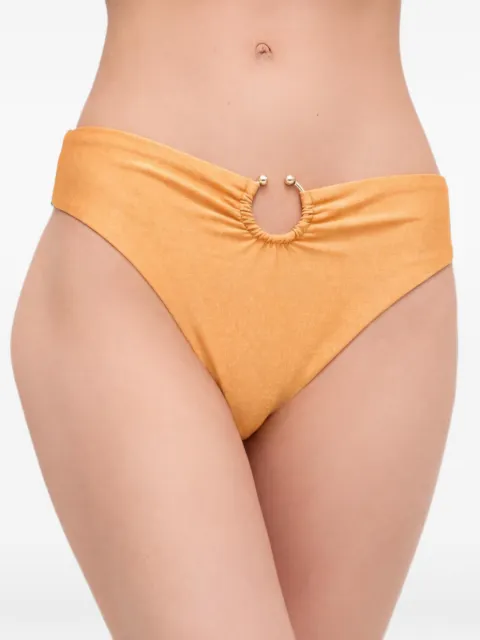 GUESS USA ring-detail bikini bottoms Orange E4GO11KC632