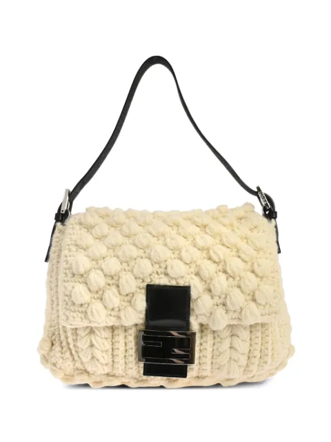 Fendi Pre-Owned 1990-2000s Mamma Baguette shoulder bag Neutrals 126296