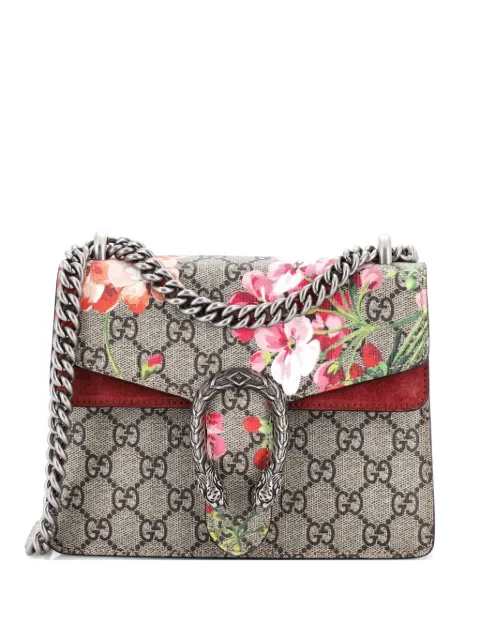 Gucci Pre-Owned Dionysus Bag Blooms Print GG Coated Canvas Mini shoulder bag Brown J83WMEVXAVDF0QPB