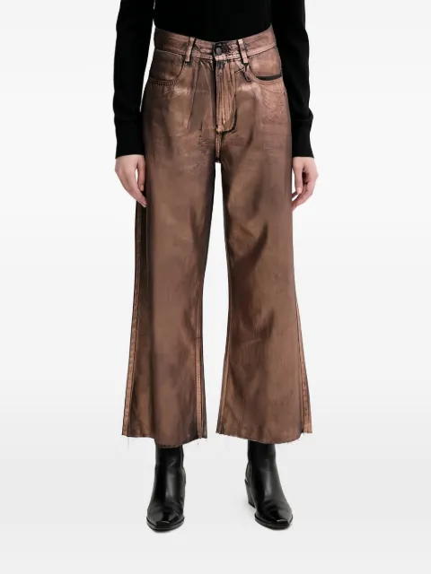 Benetton frayed jeans Brown 48UHDE02M