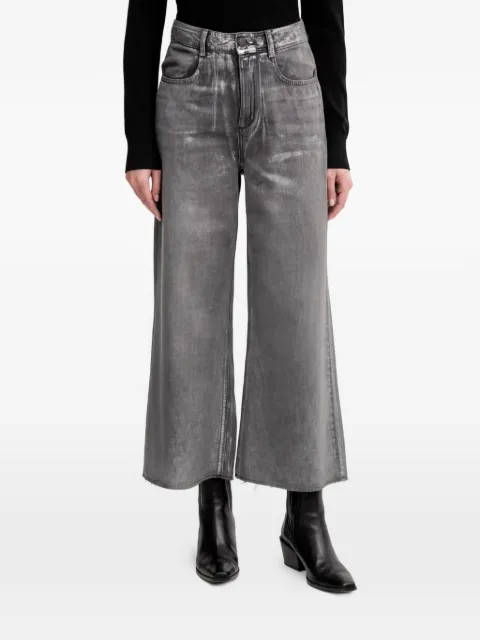 Benetton laminated jeans Grey 48UHDE02M