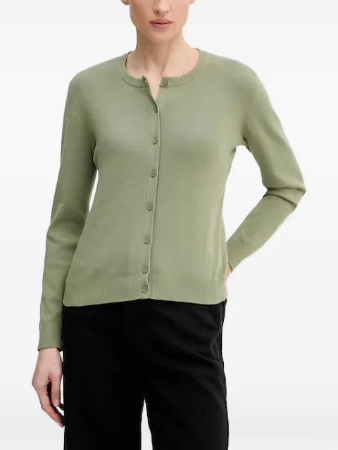 Benetton buttoned knit cardigan Green 1C19D502P