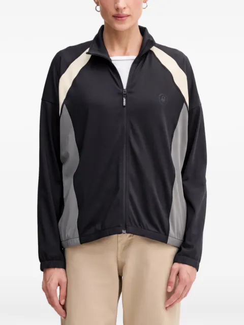 Benetton colour-block zip-up sweatshirt Black 330X3M07O
