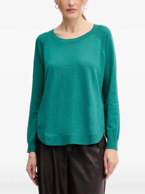 Benetton raglan-sleeve sweater Green 1Y6SD10EG