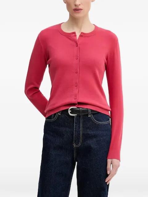 Benetton crew-neck cardigan Pink 1C19D502P