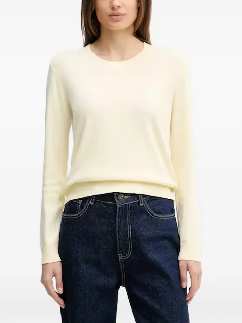 Benetton crew-neck sweater Yellow 1C19D10FV