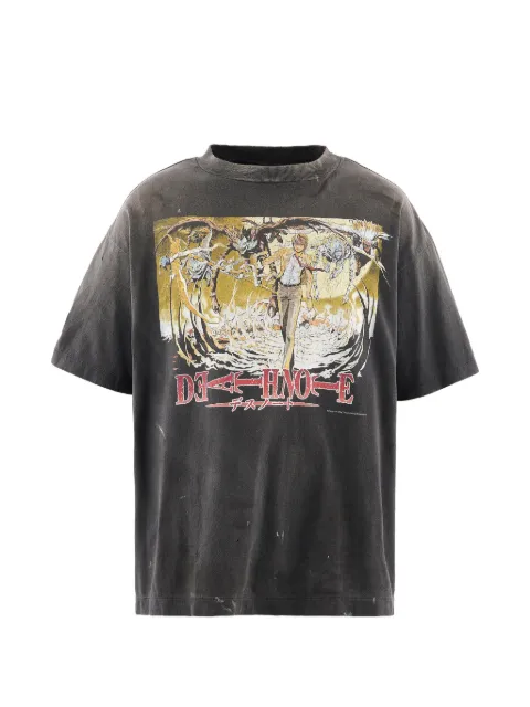 SAINT MXXXXXX x Death Note print T-shirt Grey SMMK80000C78