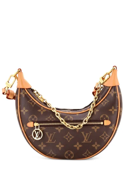 Louis Vuitton Pre-Owned Loop Handbag Monogram Canvas hobo bag Brown VV6MD6B82MKYNCWH