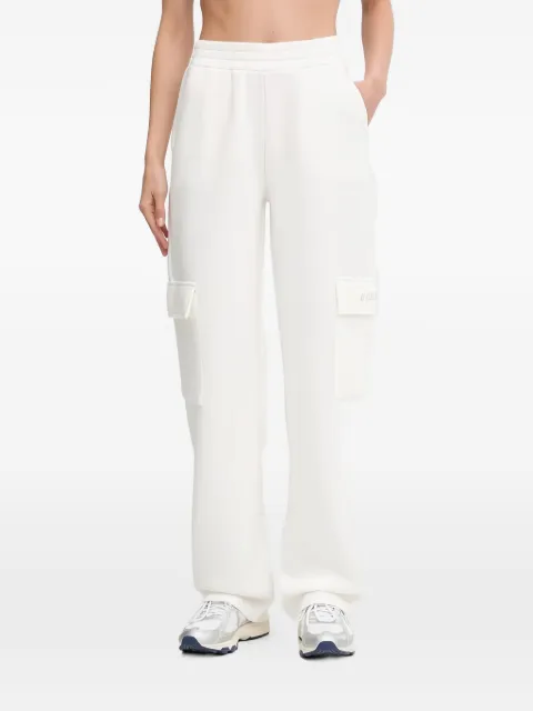 GUESS USA cargo-pocket track pants White V4BB12K7UW2