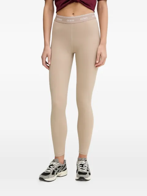 GUESS USA Alba logo-waistband leggings Neutrals V5BB06K1942