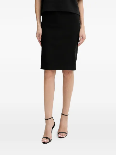 GUESS USA logo-detail midi skirt Black W5BD84W2362