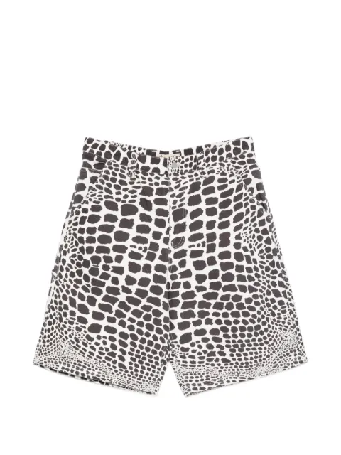 Stüssy patterned shorts Black 112350