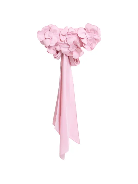 Saiid Kobeisy 3d flowers top Pink RTDWSS26TP003