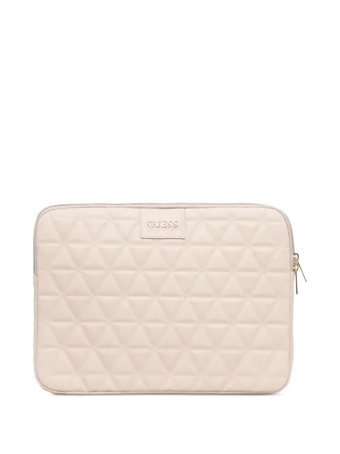 GUESS USA quilted laptop case Neutrals GUCS13QLPK
