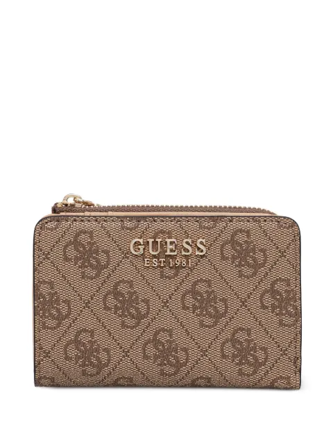 GUESS USA Laurel 4G monogram card holder Brown SWSG7459156