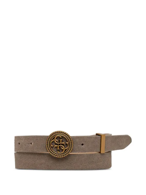 GUESS USA 4G logo-buckle belt Brown W5BZ11L0491