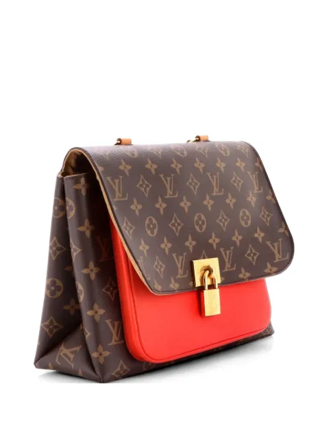 Louis Vuitton Pre-Owned Marignan Handbag Monogram Canvas with Leather shoulder bag Brown DFTLEID72HVIZQYN