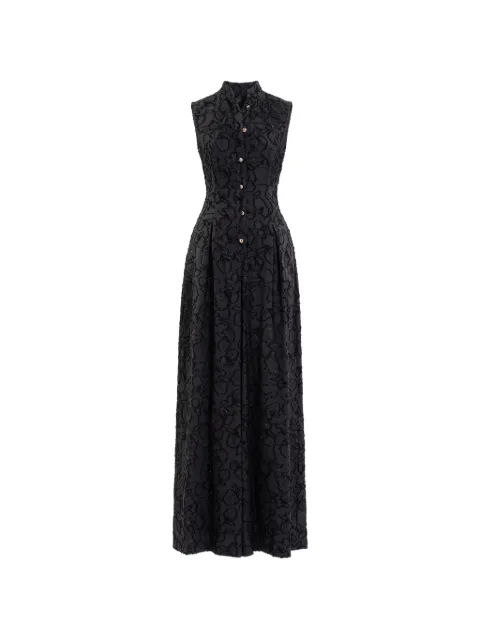 Saiid Kobeisy textured jumpsuit Black RTDWSS26JL019