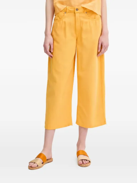 Benetton cropped trousers Yellow 4LEDDF09P