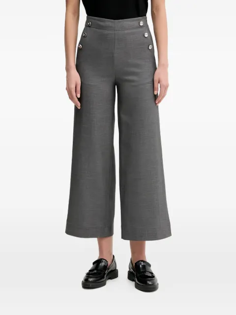 Benetton button-detail trousers Grey 44T0DF0B3