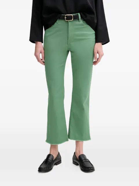 Benetton frayed trousers Green 46QRDE010