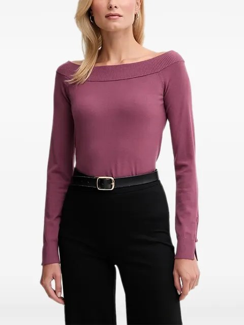 Benetton boat-neck sweater Purple 1W2AD10E0