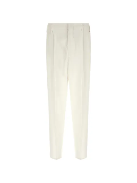 Brunello Cucinelli pleat cotton trousers Neutrals MB416S2440C4171
