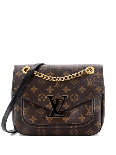 Louis Vuitton Pre-Owned Passy Handbag Monogram Canvas crossbody bag Brown 0S3LFR1UT6BBQKHA