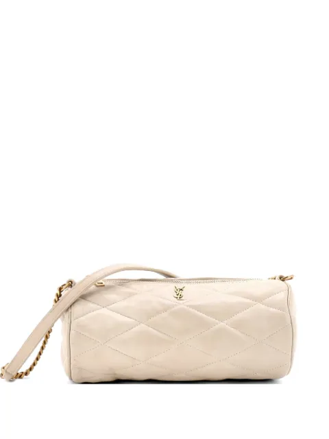 Saint Laurent Pre-Owned Sade Tube Bag Quilted Leather Mini shoulder bag White Y11OE6D3INB97TI9